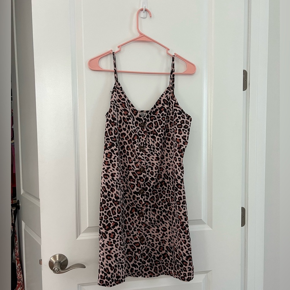 Cheetah Print Dress